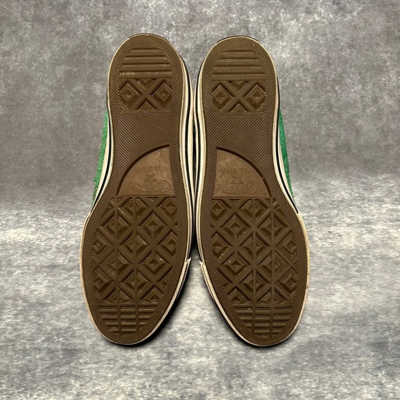 Converse One Star Suede Green Low Top Sneakers Men's 11.5 - Picture 7 of 8